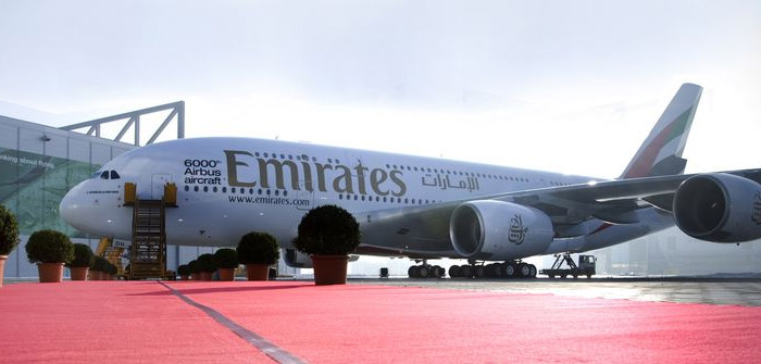 6000th Airbus Aircraft - 25th Airbus A380