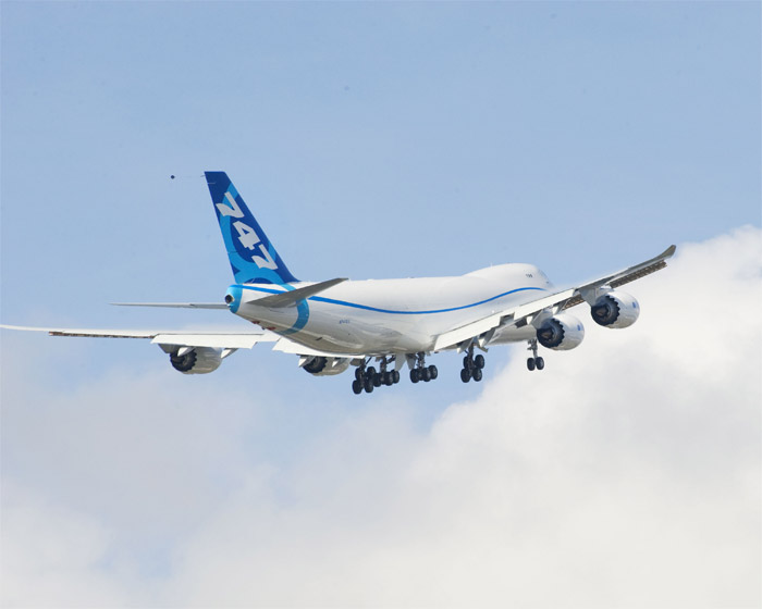 Boeing 747-8 Freighter First Flight