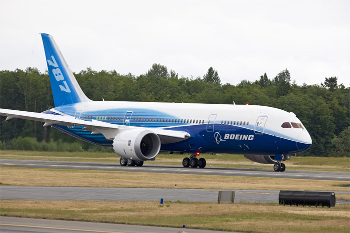 Boeing 787 Dreamliner on Runway