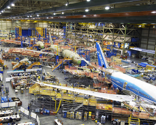 Boeing 787 Dreamliner Production Progress