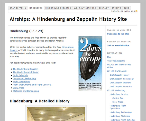 Airships.net History of the Hindenburg