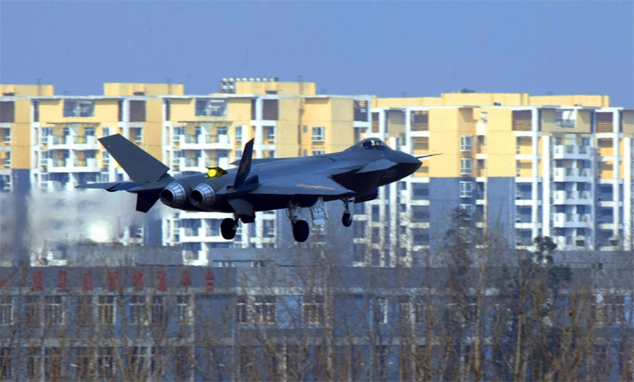 Chengdu J-20 First Flight - Chinese 5th Generation Stealth Jet Fighter