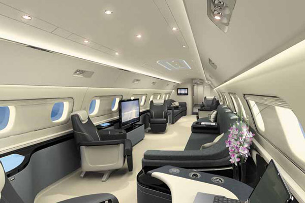 Embraer Lineage 1000 Luxury Cabin Interior