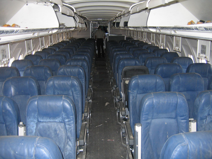 Hudson River US Airways 1549 Airbus A320 Cabin