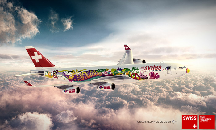 Swiss San Francisco Flower Power Peace Livery