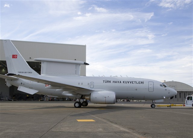 Turkish Air Force Peace Eagle Airborne Early Warning and Control (AEW&C) aircraft