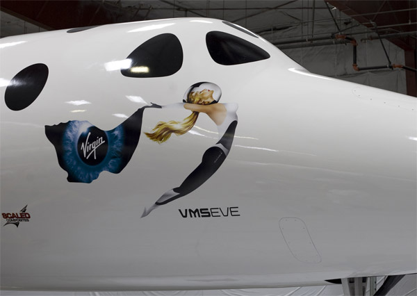 Virgin Galactic WhiteKnightTwo Nose Art